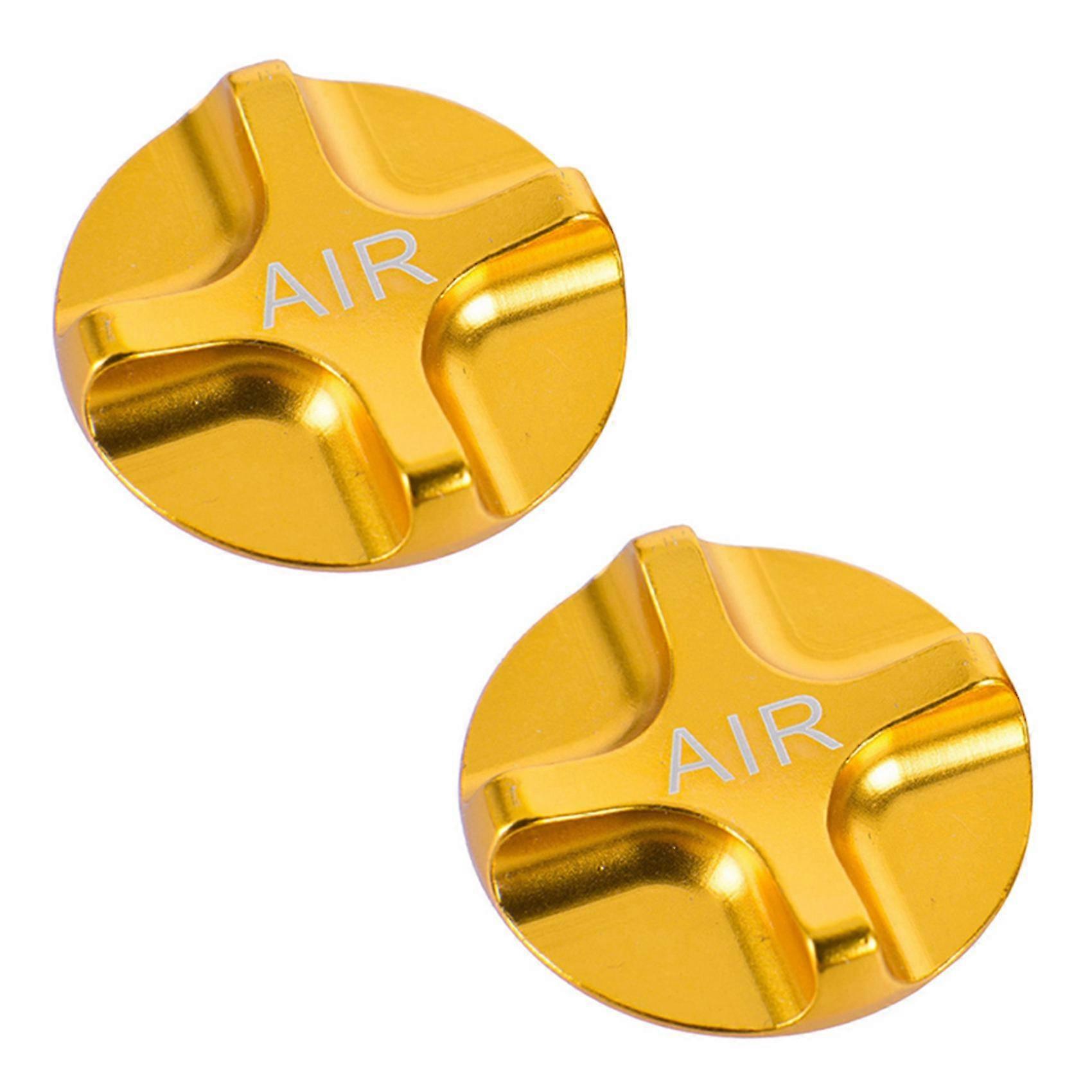 2x Bike Air Gas Schrader Ventilkappen American Bicycle Suspension Fahrrad Vordergabel Teile Für Rennrad