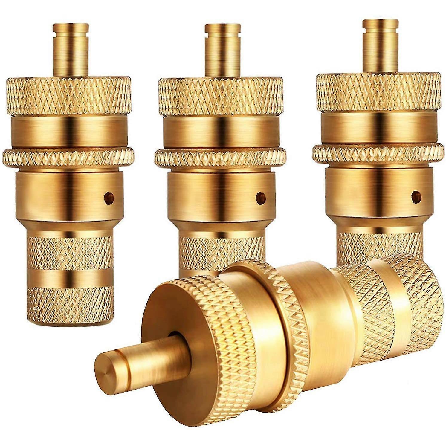 Offroad-reifenentlüftungsmaschine Aus Messing, 6-30 Psi Automatisches S-kit, Reifendruck, Entlüftungsventil, 4 Stück