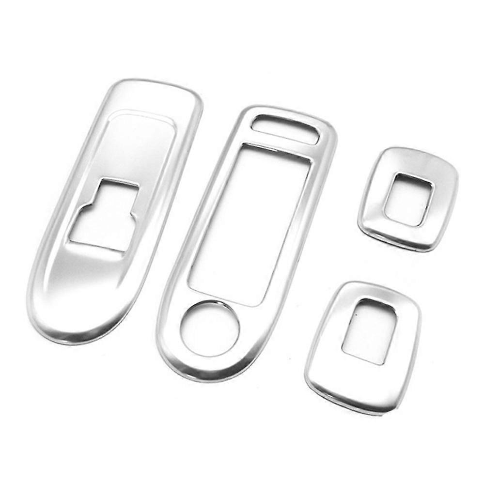 Auto Silber Tür Fenster Schalter Armlehne Abdeckung Schalter Taste Panel Trim Aufkleber Für C5 Für 508