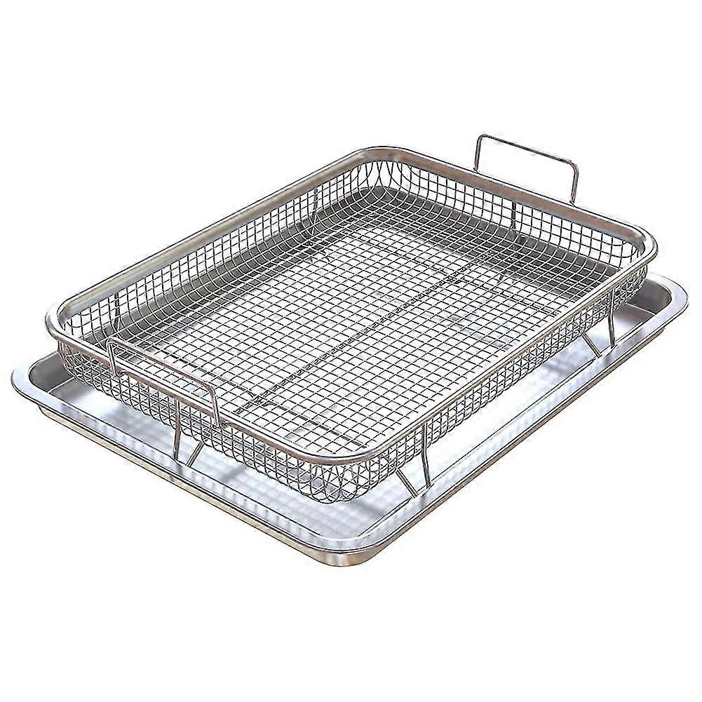 R-korb Für Den Ofen, Ohne Crisper Aus Stahl Und Deluxe-pommes In Ihrem Ofen, 2-teiliges Set, Für