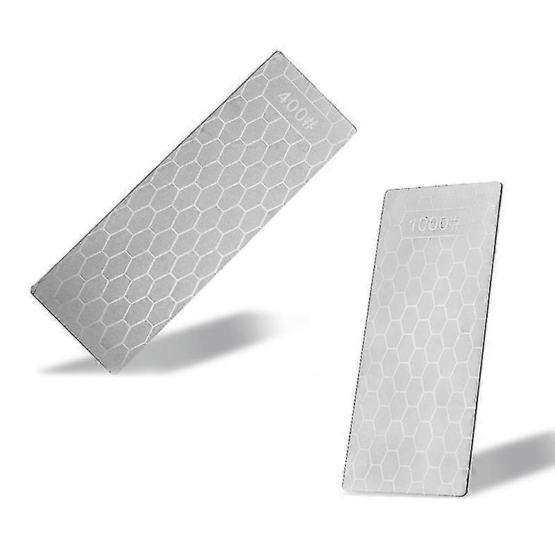 Diamant-messerschärfstein 400 + 1000 Messerschärfer Ultradünner Wabenoberflächen-schleifstein Gri