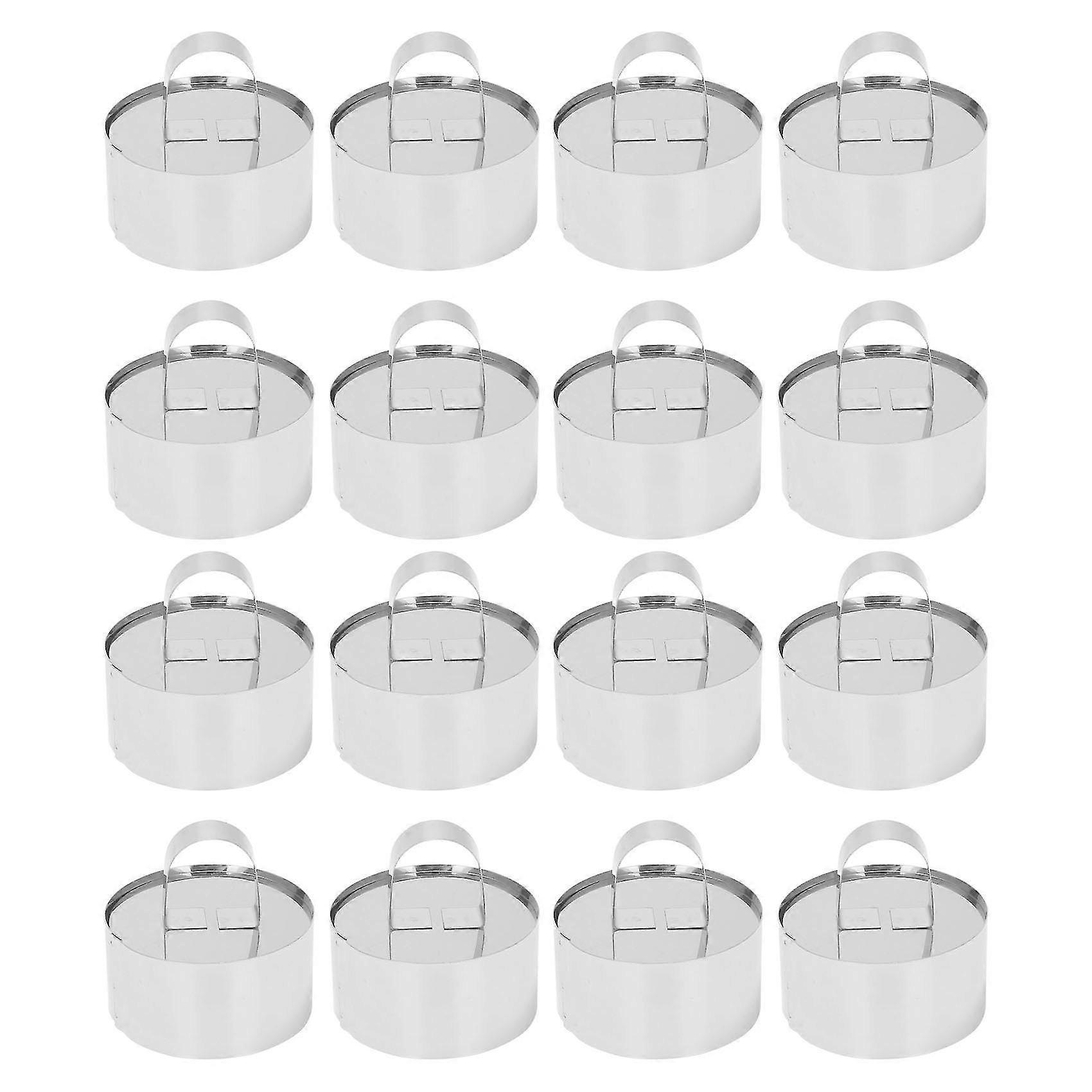 Kuchenring-set Mit 12 Stück, Mousse-kuchenformen Und Gebäck-backring, Dessert-ring-set Für Lebensmittelform