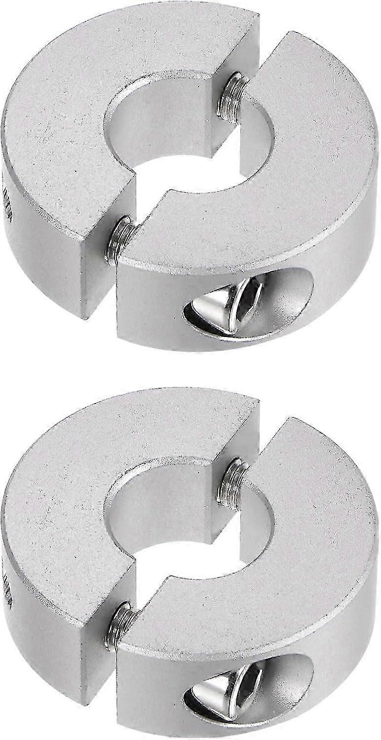2 Stück Doppelschlitz-stoppwellen-einstellringstopfen Für 14 Mm Wellenkragen-klemmschraube, 35 Mm Durchmesser, 12 Mm Breite, Stopperposition Hält Zahnriemenscheibe M