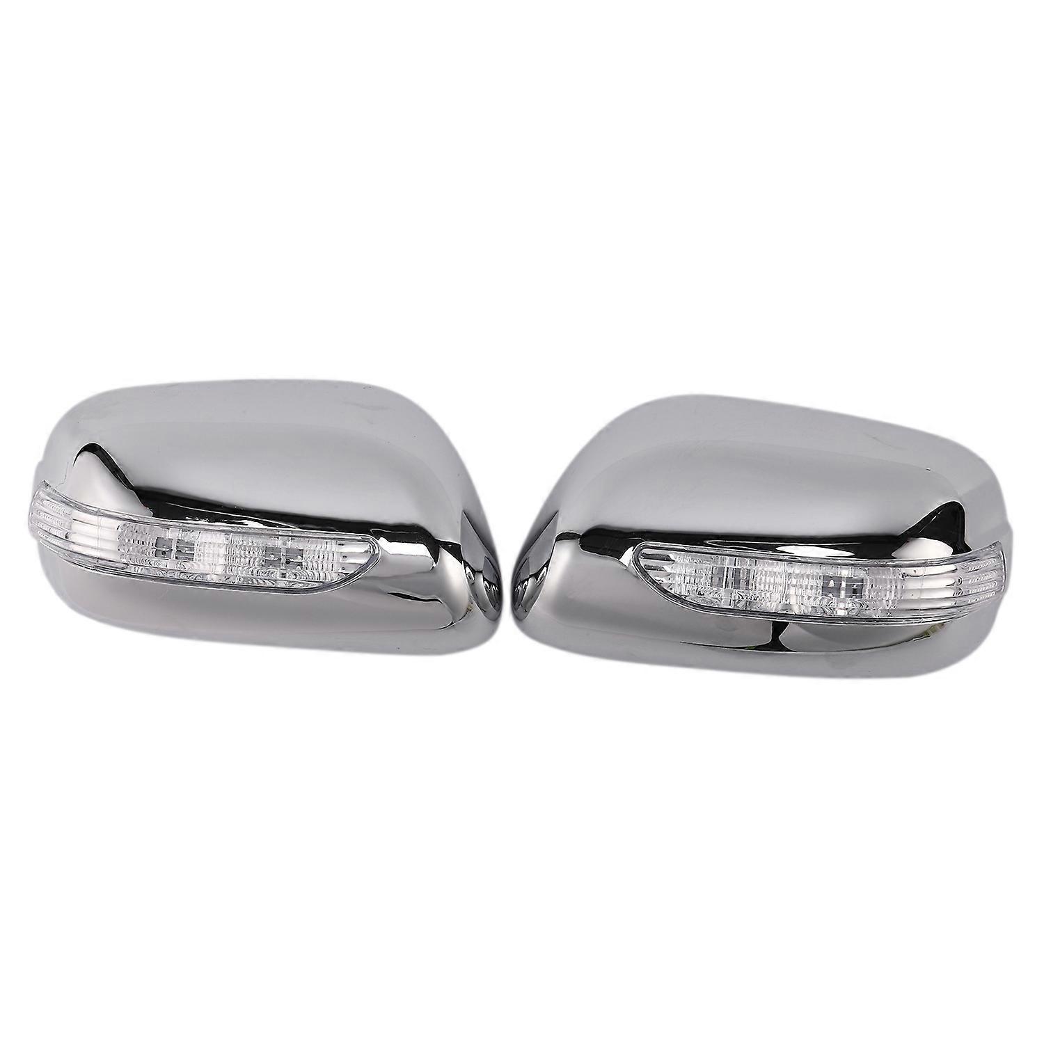 Auto-rückspiegelabdeckung Für Wish 2003–2007, Abs, Verchromte Außenspiegelabdeckungen Mit Led