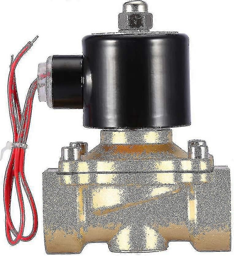 Dn25 1" Normalerweise Geschlossenes Elektrisches Messingmagnetventil, 220 V Wechselstrom 1" Zweiwege-magnetventil
