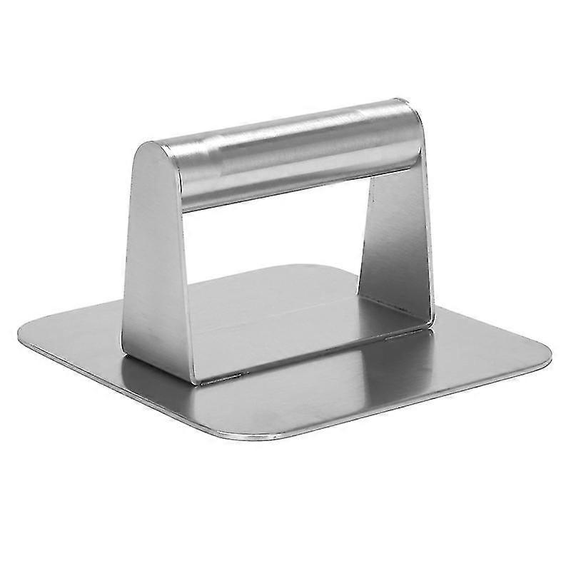 Hamburgerpresse Aus Edelstahl, Quadratischer 5,5-zoll-burgerzerkleinerer, Grillzubehörset, Grillpresse S