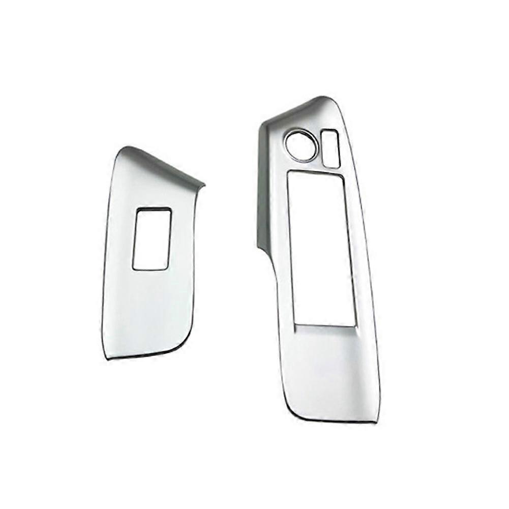 Auto Silber Fenster Glas Knopf Trim Schalter Abdeckung Tür Armlehne Panel Aufkleber Für Sienta 2023+