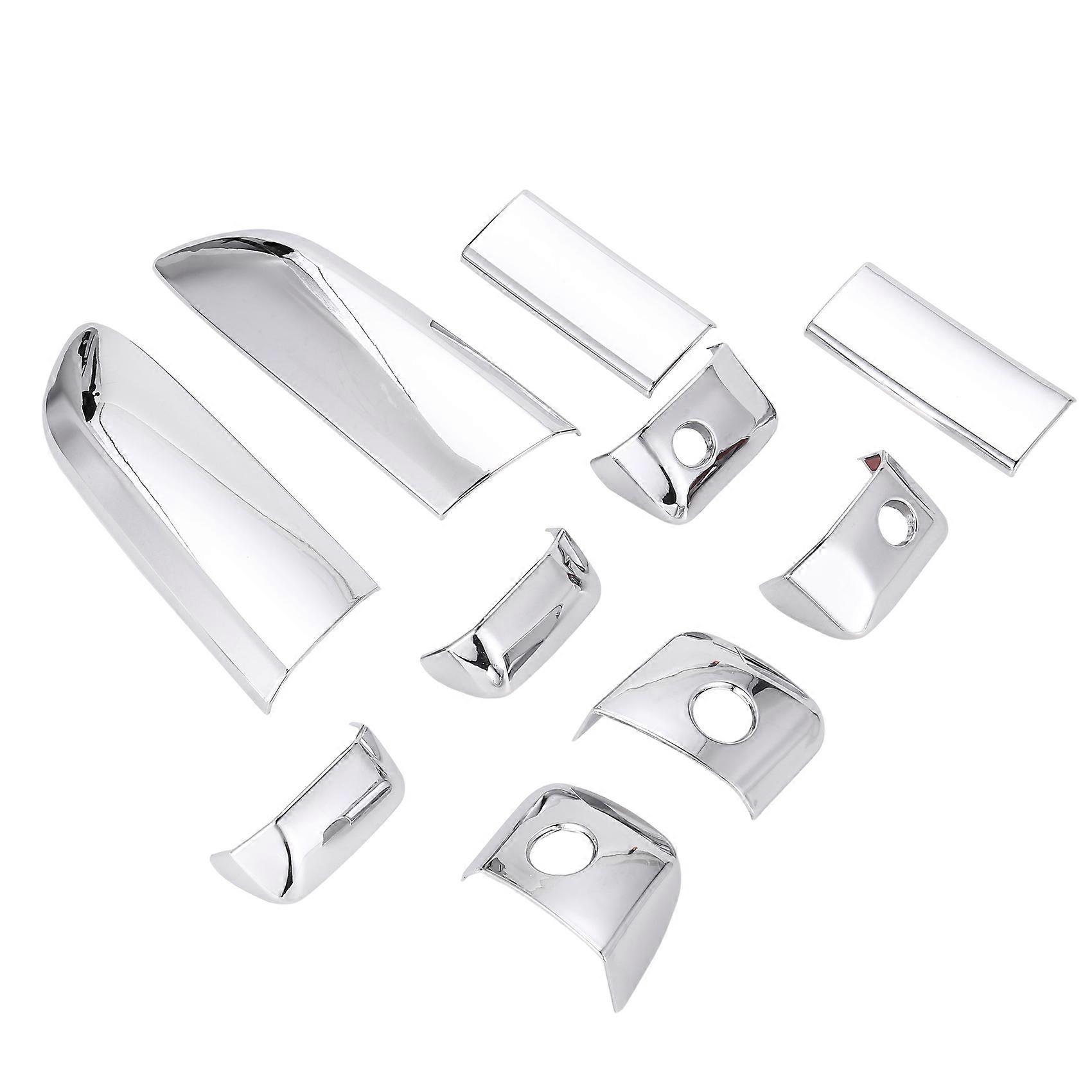 10 Teile/satz Auto Abs Chrom Türgriff Schüssel Einsatz Rahmen Overlay Panel Für Hiace 2005-2015 Auto Stylin