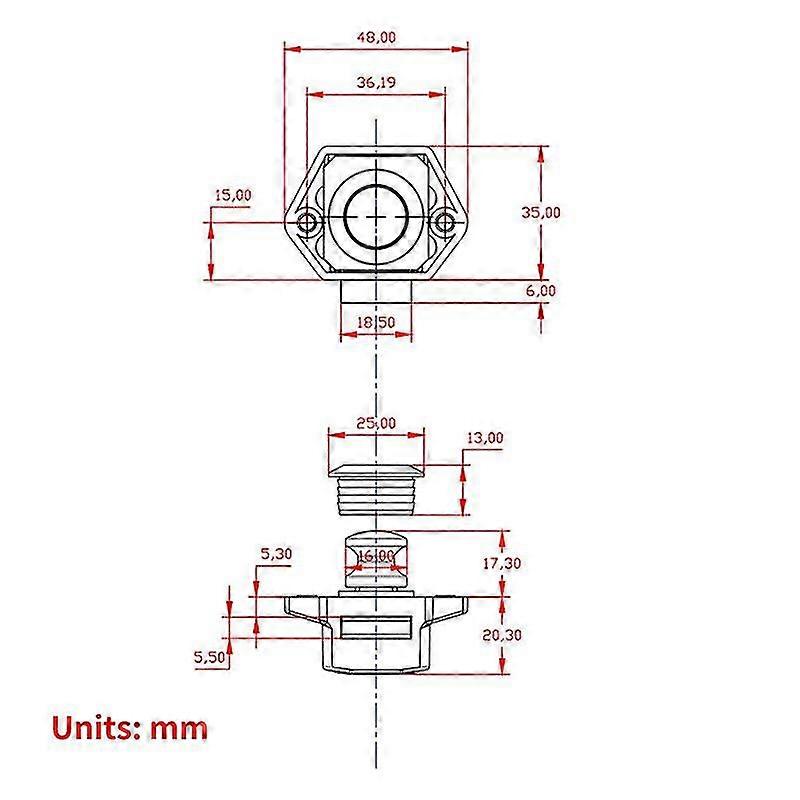10pcs Car Push Rv Boat Home Cabinet Er Latch Button S Furniture Door Waauto & Motorrad: Teile, Auto-ersatz- & -reparaturteile, Innenausstattung