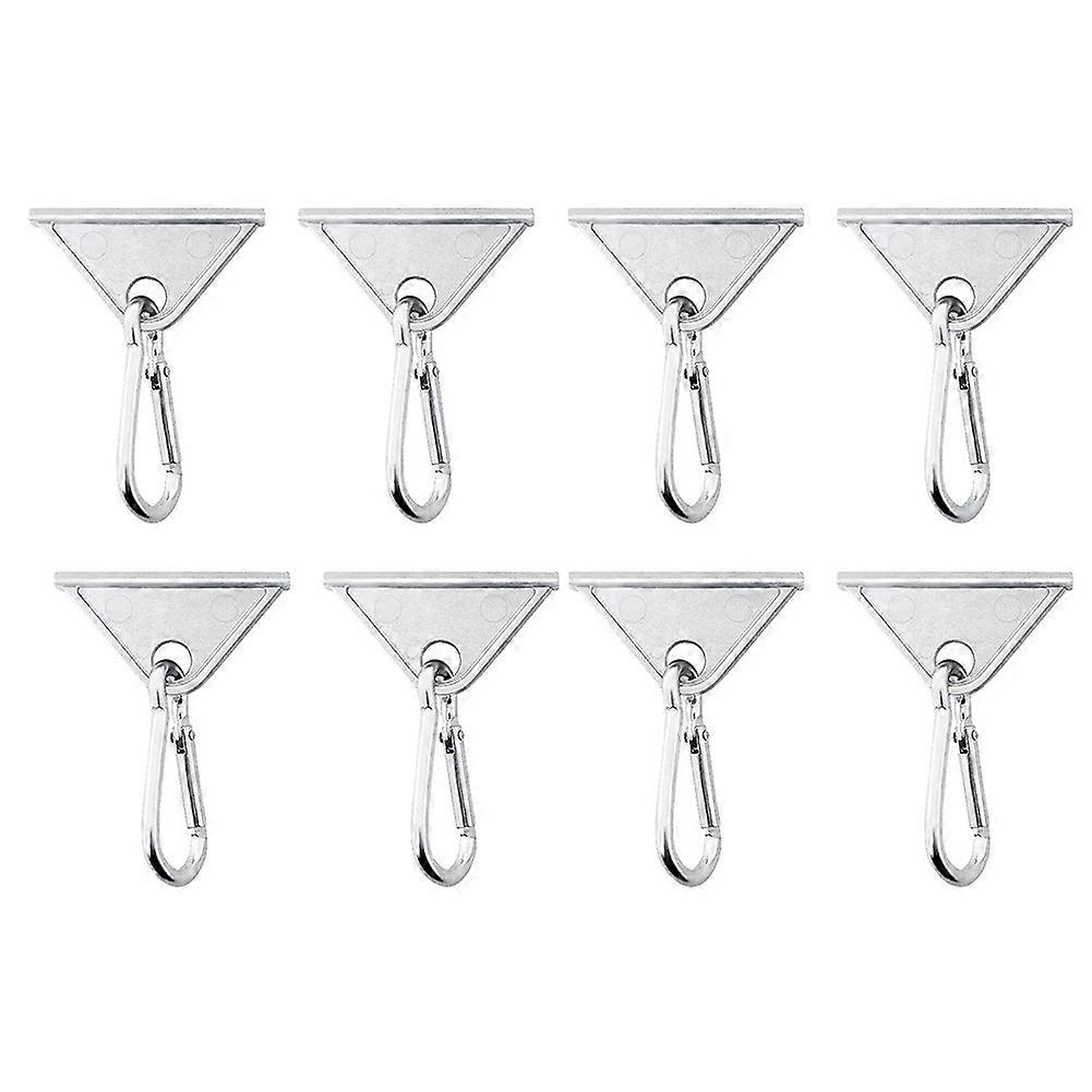 8 Stück Gleithaken Für T- Und V-nut-aluminiumprofile Der Serie 20 (silber)