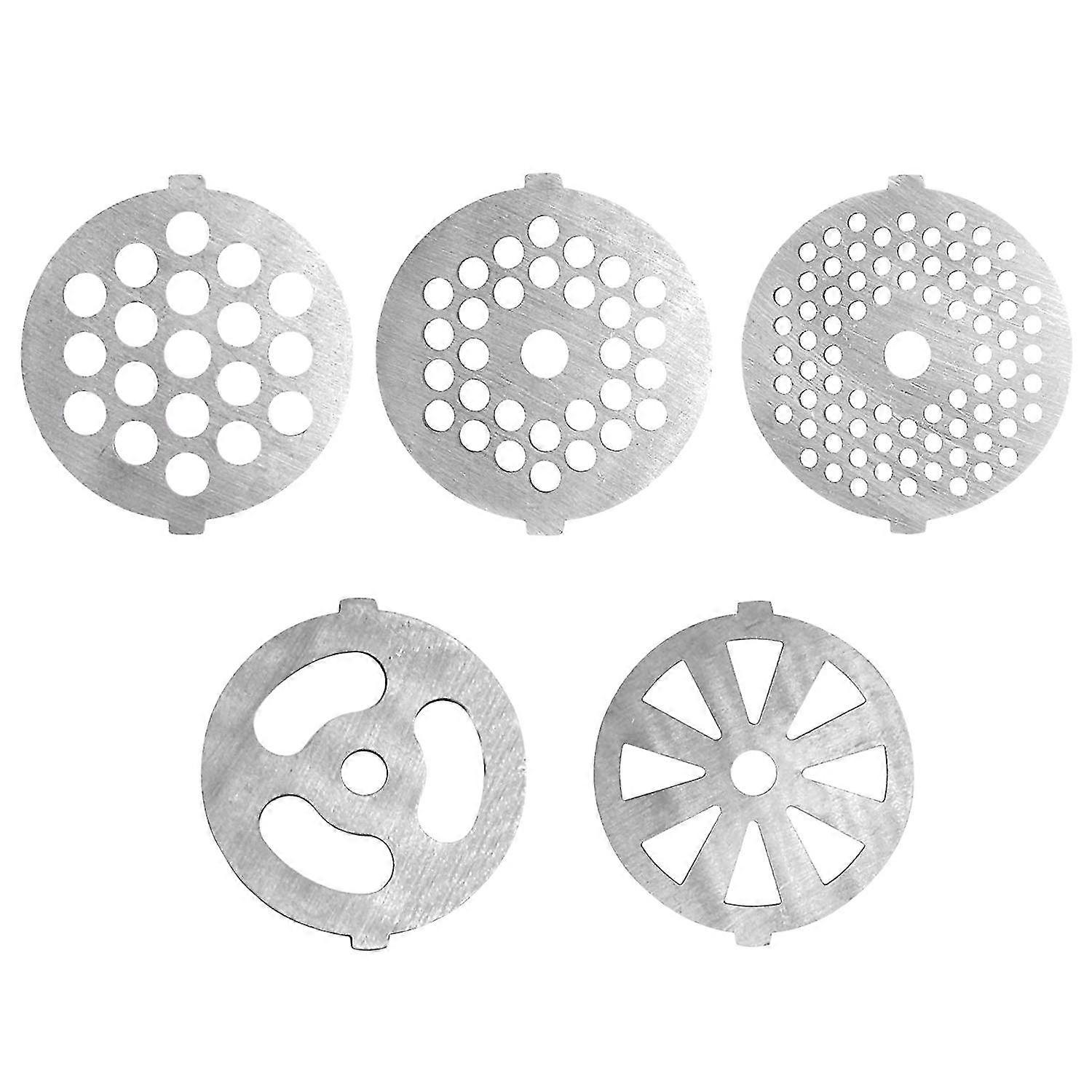 5 Stück Edelstahl-fleischwolf-platten, Scheiben Für Fleischwolf Und Fleischwolf-maschinenteile