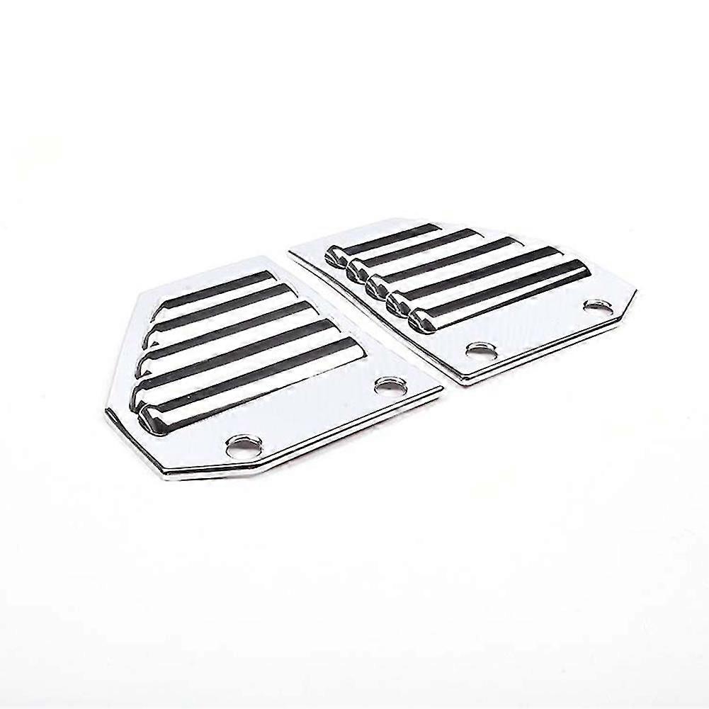 Ilat Kühlergrillaufkleber Für H2 2003–2009 Auto-seitenabdeckung, Abs-silber