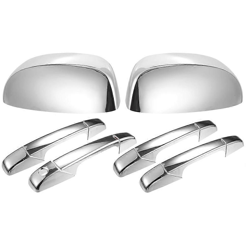 Chrom-rückspiegel-abdeckkappe + Türgriff-abdeckungs-set Für Chevy Silverado Tahoe Gmc Sierra Yukon 2007–2014