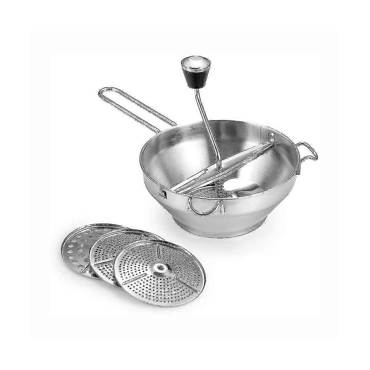 Kartoffelstampfer, Edelstahl, Gemüse, Obst, Püree, Presswerkzeug, Kürbismühle, Lebensmittelbrei-set