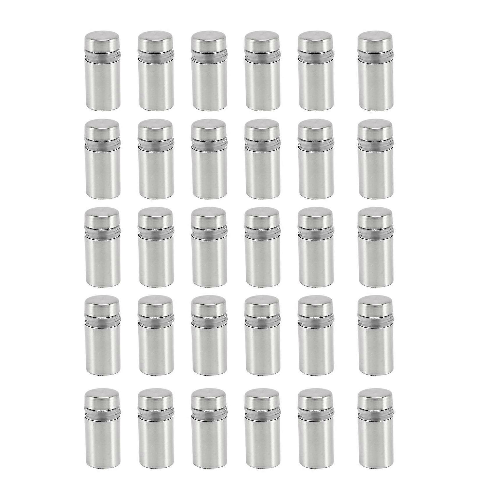Packung Mit 30 Abstandshaltern Aus Edelstahl Für Die Glasscheibenmontage, 12 X 22 Mm