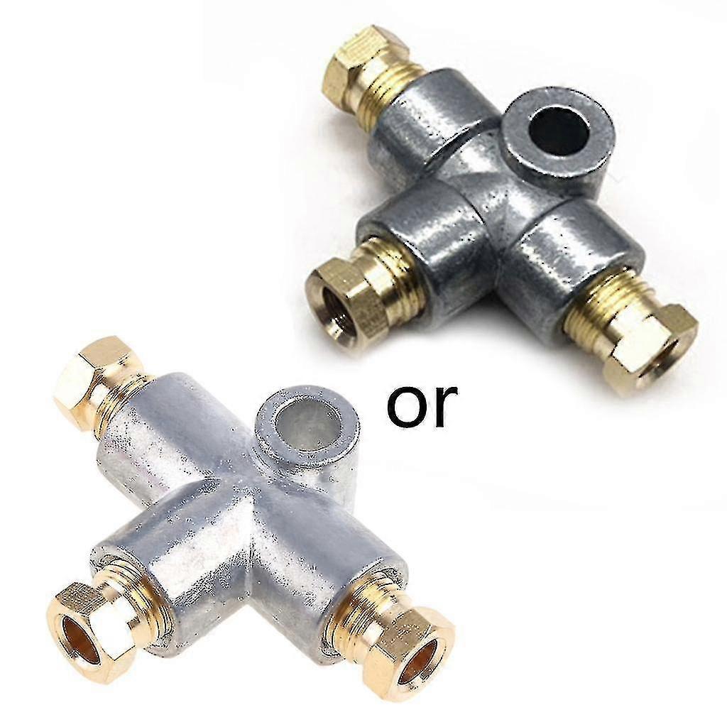 3-wege-hydraulik-t-brake-anschluss Für T-brake-schlauch Mit 3 Außenmuttern