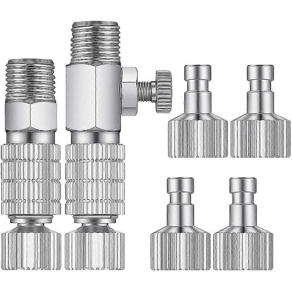 8-teiliges Airbrush-adapter-set, Airbrush-schnellkupplungs- Und Trennadapter-set Für Luftkompressor