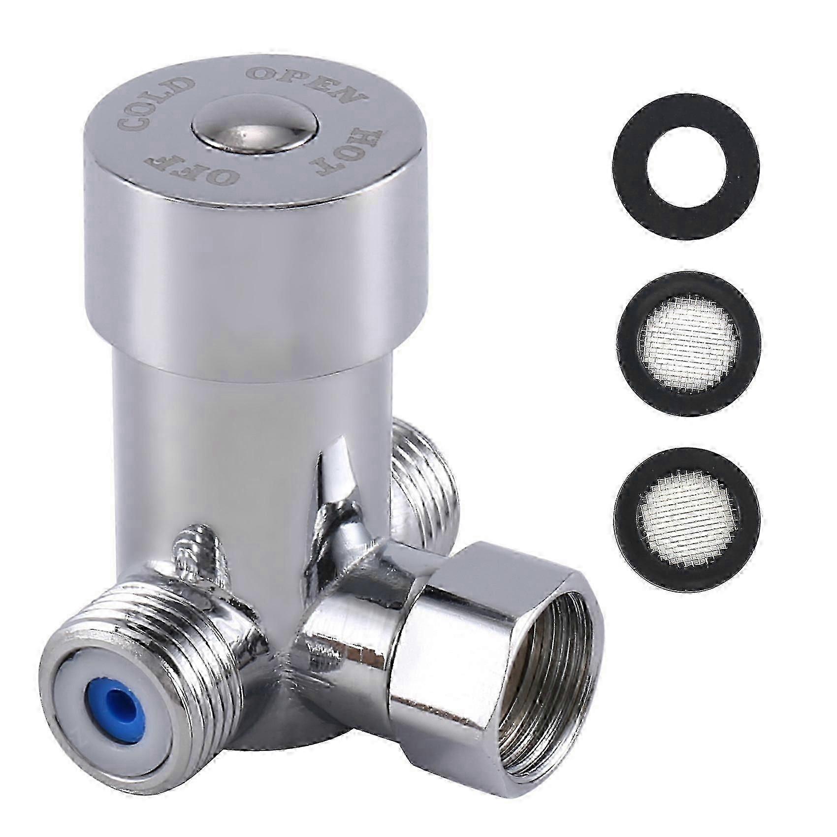 G1/2 Messing-thermostat-mischventil Für Automatischen Wasserhahn, Warm- Und Kaltwassertemperaturregelung