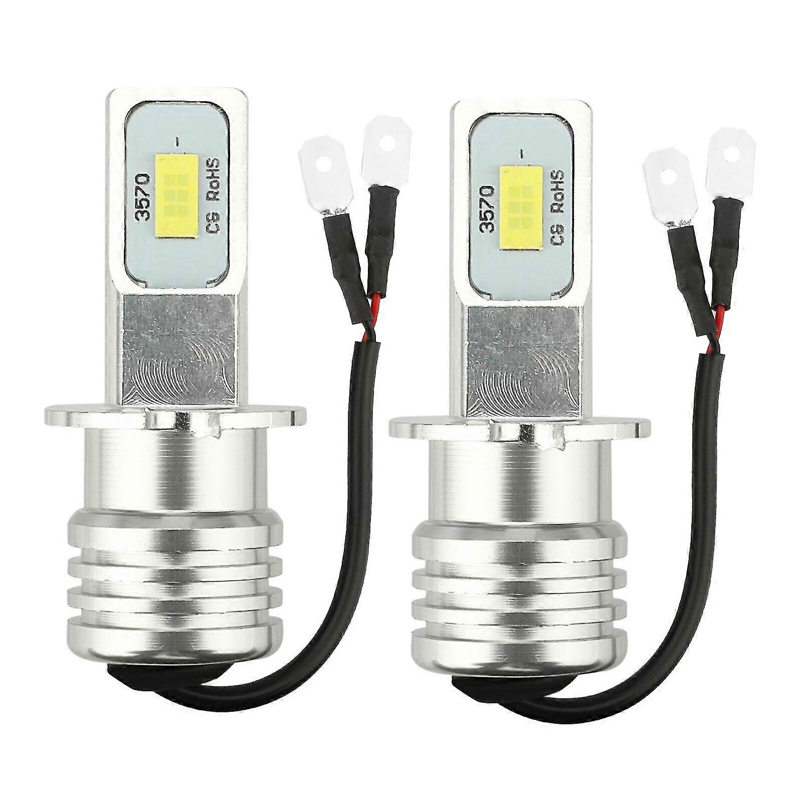 2x H3-led-kit 100 W 10000 Lm Nebelscheinwerfer 6000 K
