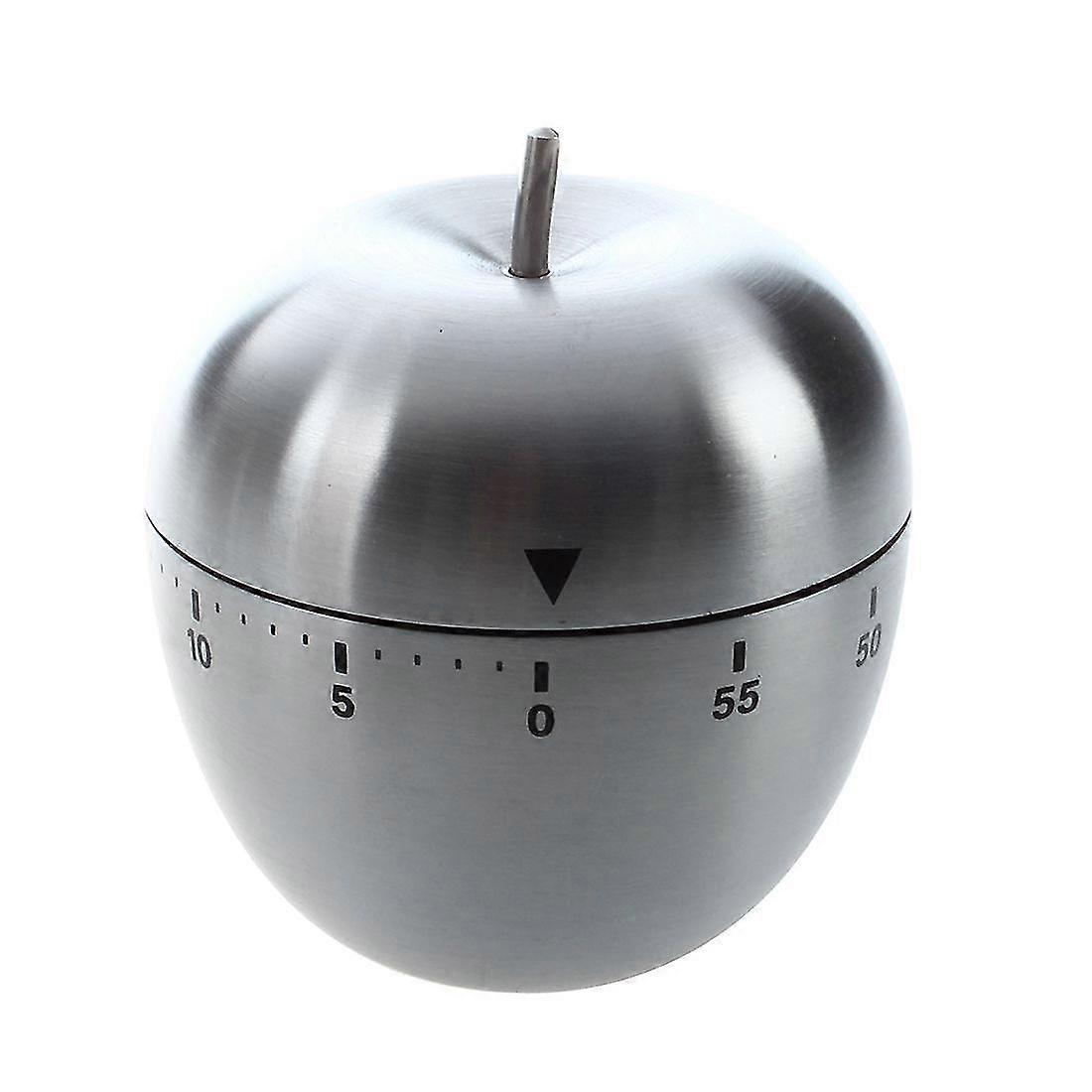 Edelstahl 60 Minuten Countdown Mechanischer Alarm Küchentimer Uhrform