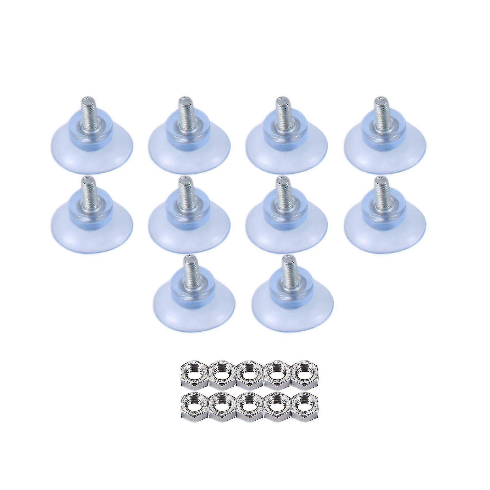10 Stück Starke Gummi-saugnapf-ersatzteile Für Glastischplatten Mit M6-ty-schrauben