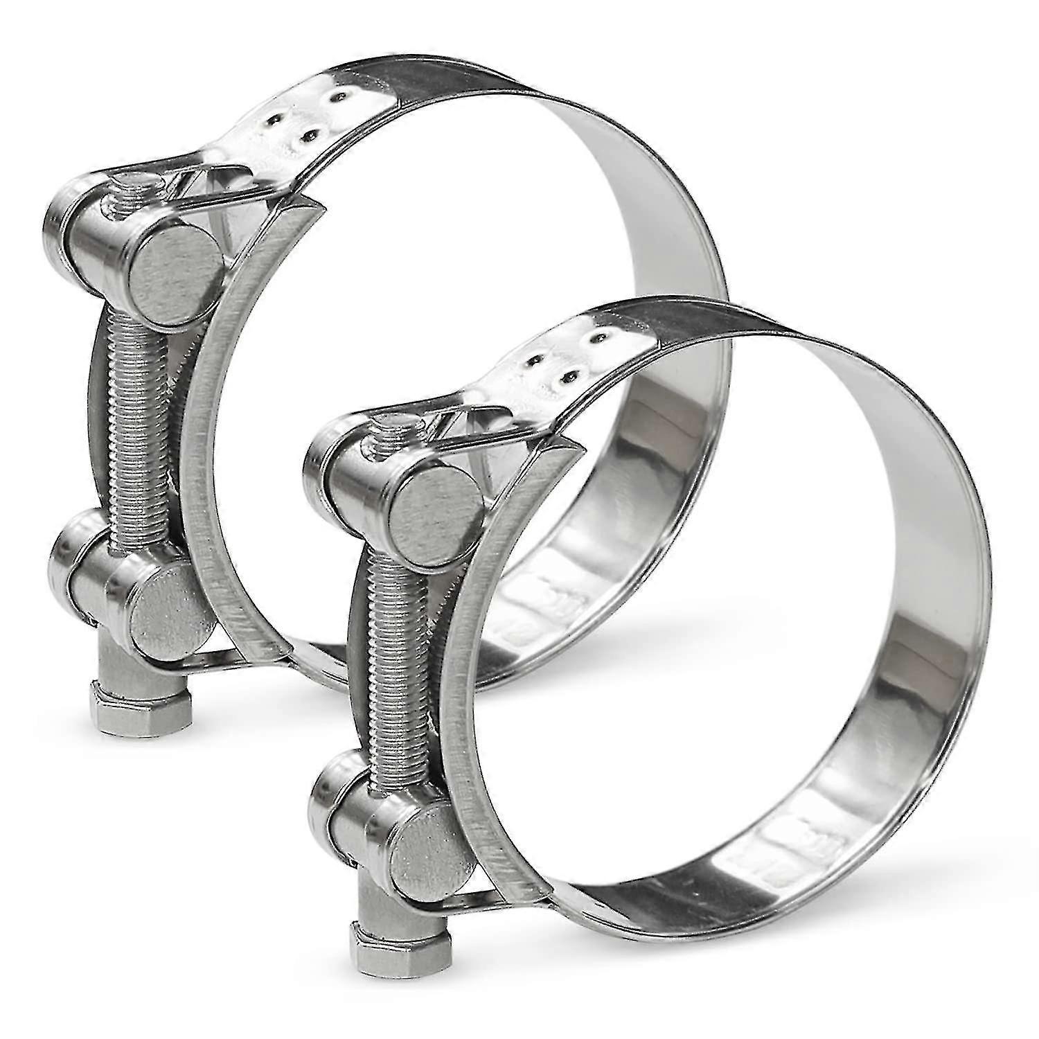 T-bolzen-schlauchschelle, Id-bereich 68–73 Mm, 2er-pack Robuster 304-edelstahlschlauch