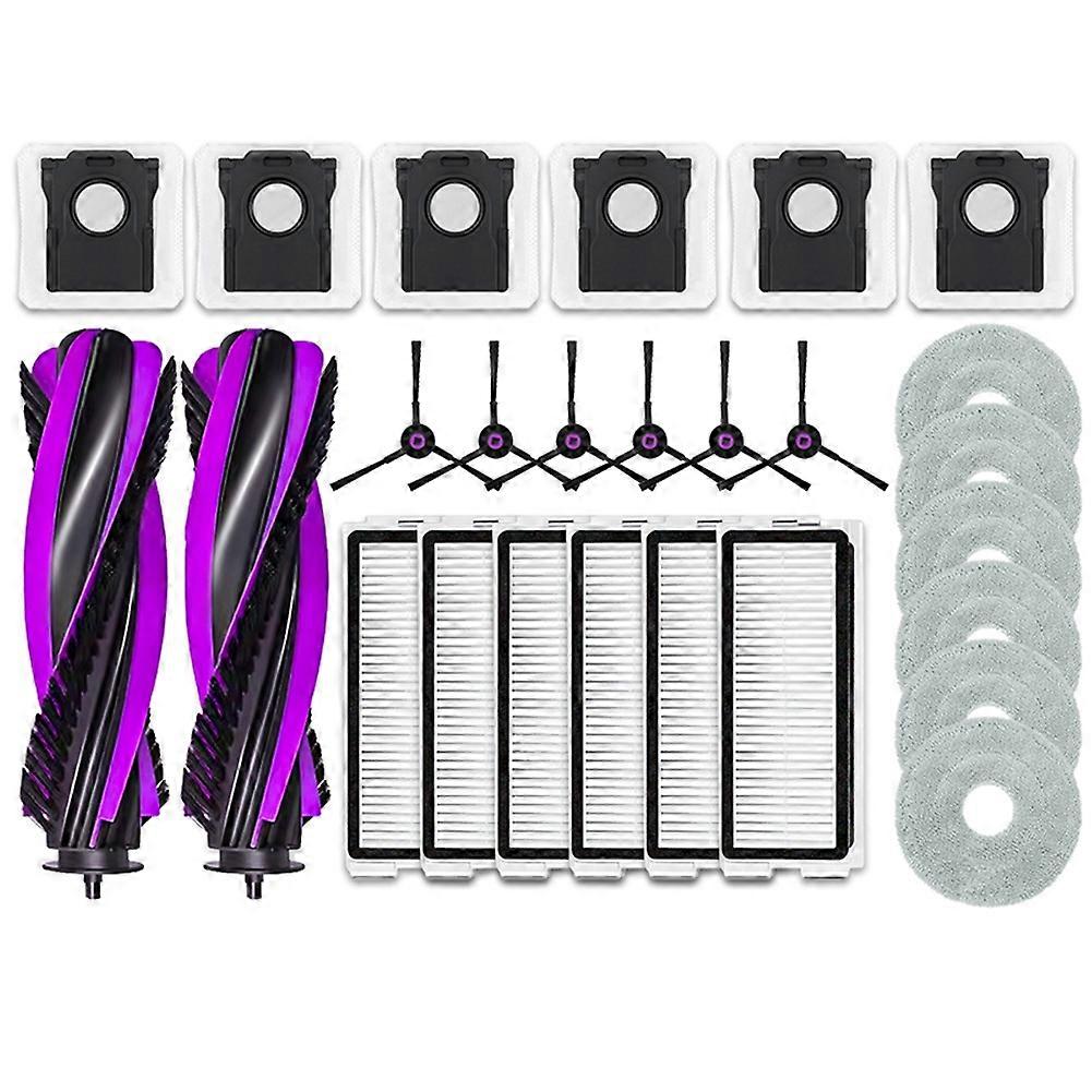 Ersatzteile Für Cecotec Conga X70 Roboterstaubsauger: Hauptwalze, Seitenbürste, Staubbeutel, Filter Und Reinigungstuch.