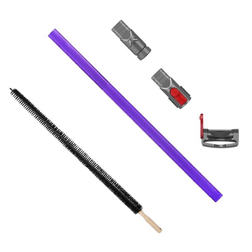 5-teiliges Trockner-entlüftungs-reinigungsset Für Die Modelle V7, V8, V10, V11, V12, V15 Und V6: Zubehör Zum Reinigen Von Ecken Und Spalten Und Zum Entfernen Von Flusen.
