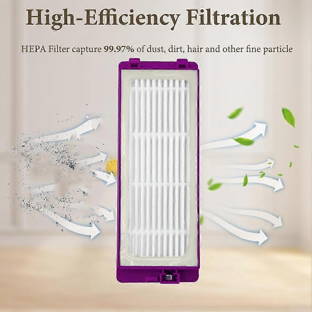 17-teiliges Ersatzzubehör Für Midea V15 / V15 Pro Roboterstaubsauger: Hauptbürste, Filter, Wischtuch Und Staubbeutel.
