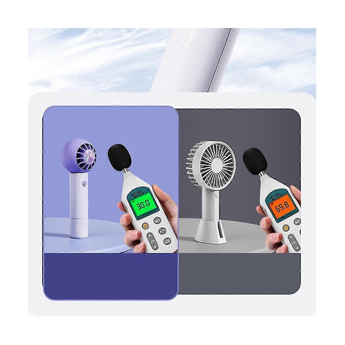 Mini-lüfter Ohne Flügel, 1200 Mah, Usb-sommer-lüfter, 3-fach Verstellbarer, Wiederaufladbarer Heim-lüfter