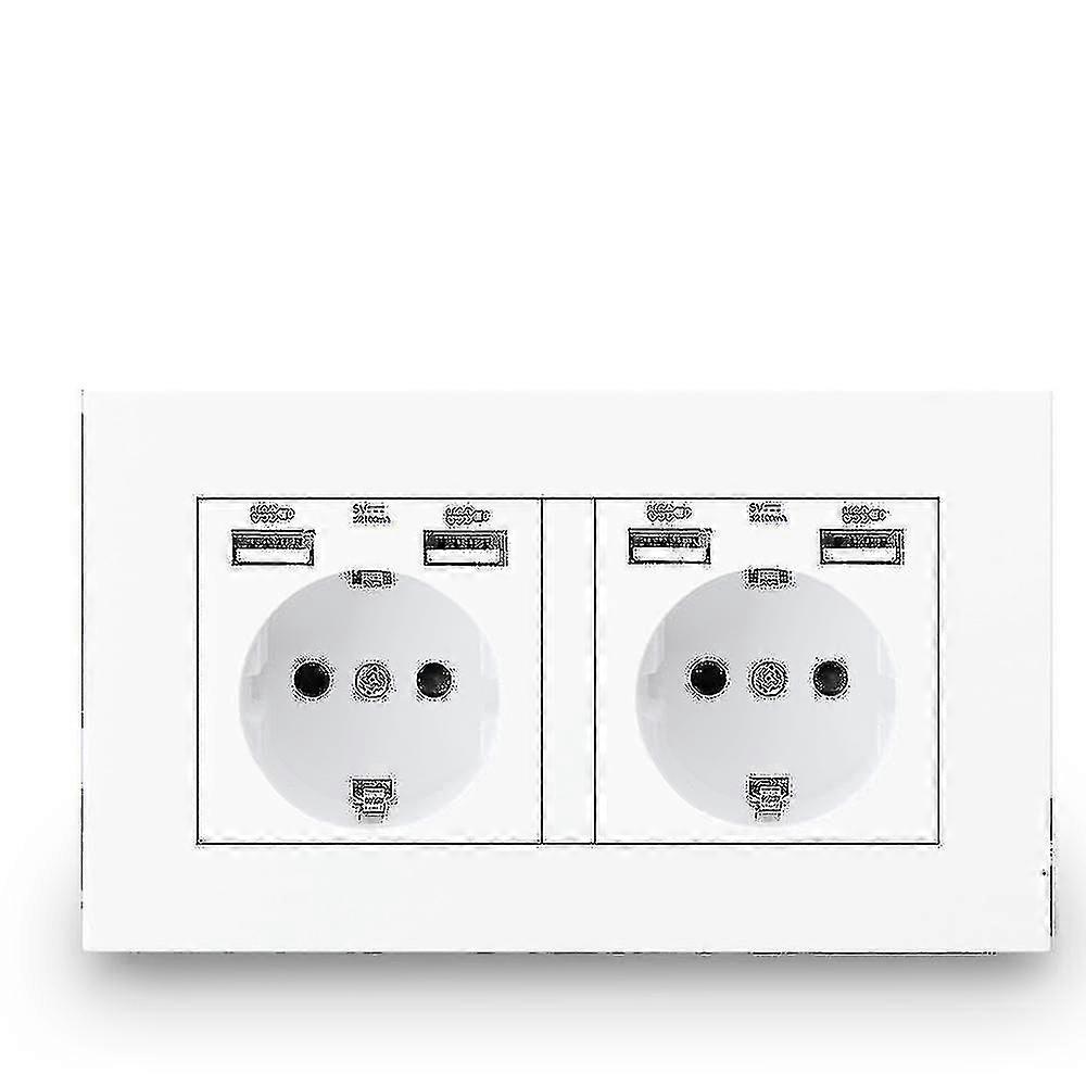 Usb-steckdose 16a Wandsteckdose-doppelrahmen