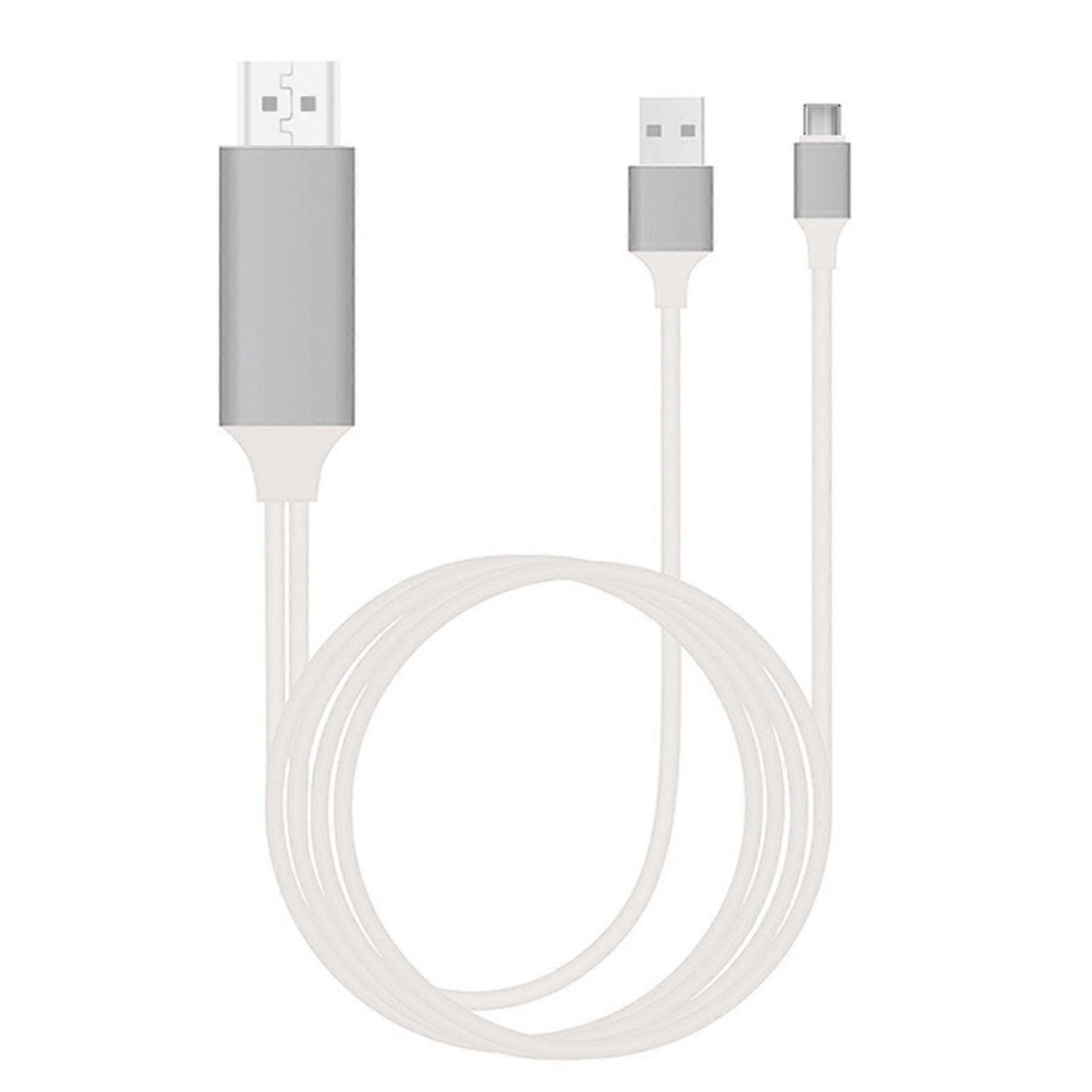 Typ-c-zu-kompatibles 4k-30-hz-adapterkabel, High-definition-kabel, Kabel Mit Gleichem Bildschirm, Usb-kabel, Ladeca