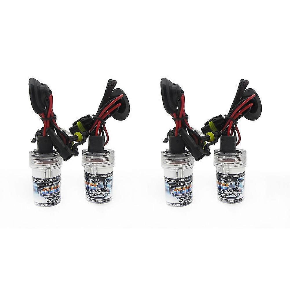 4 Stück H8/h9/h11 Hid Xenon Ersatzbirne 35 W Scheinwerferlampe Licht-5000 K & 6000 K Lampe