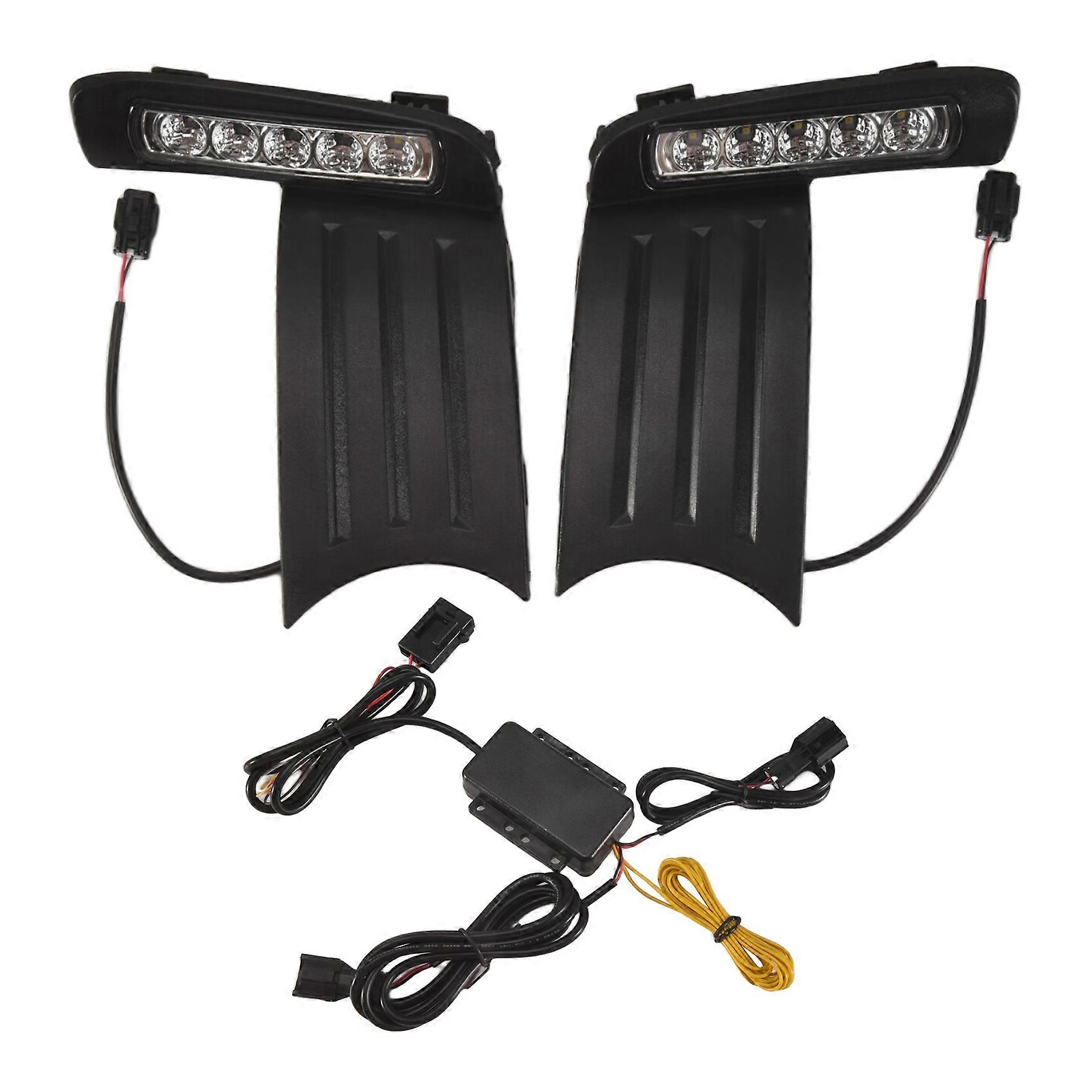 1 Paar Drl Led-tagfahrlicht, Nebelscheinwerfer, Kompatibel Mit Honda Fit/jazz 2011 2012 2013