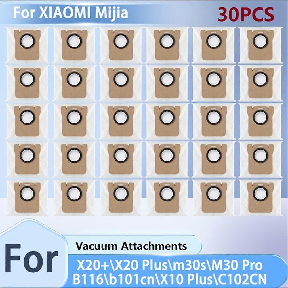 30er-pack Staubbeutel, Kompatibel Mit Xiaomi Mijia Roboter-staubsauger X20+/x20 Plus/m30s/m30 Pro/b116/b101cn/x10 Plus/c102cn