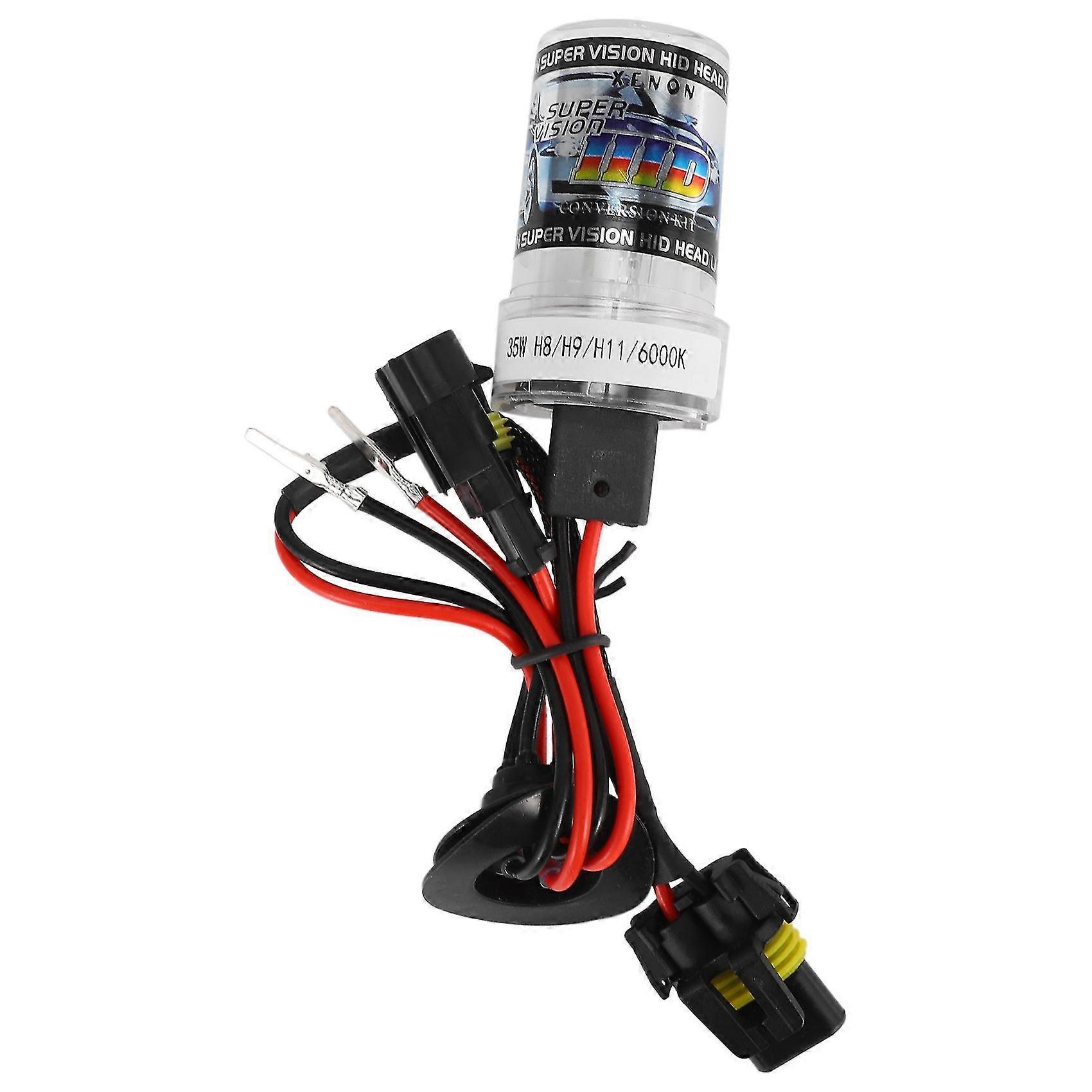 2 X H8/h9/h11 Versteckte Xenon-ersatzbirne, 2 Scheinwerferlampen, 35 W, Lampenlicht, 5000 K