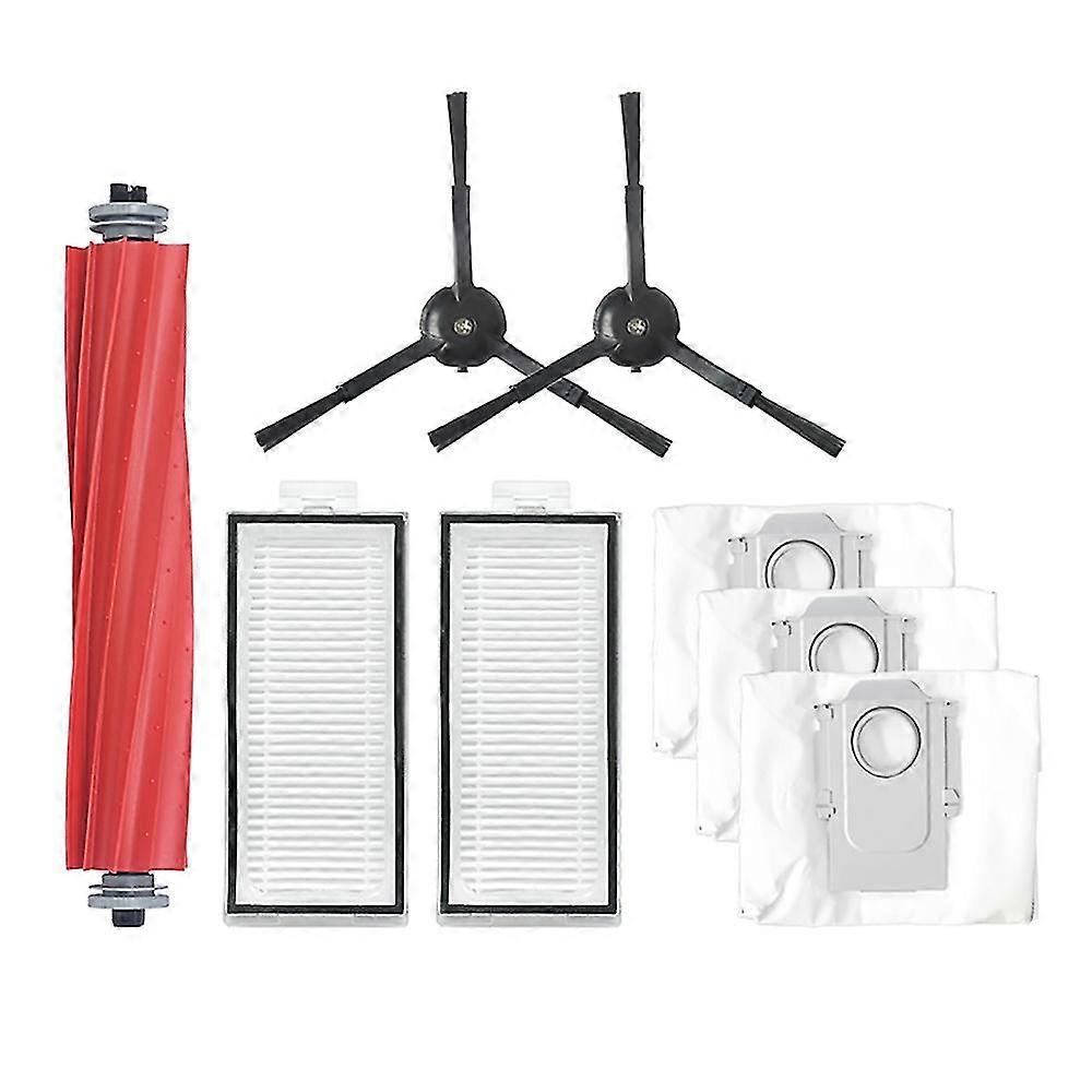 Hauptbürste, Seitenbürste, Filter D, Beutel S Für Max+/staubsauger-set