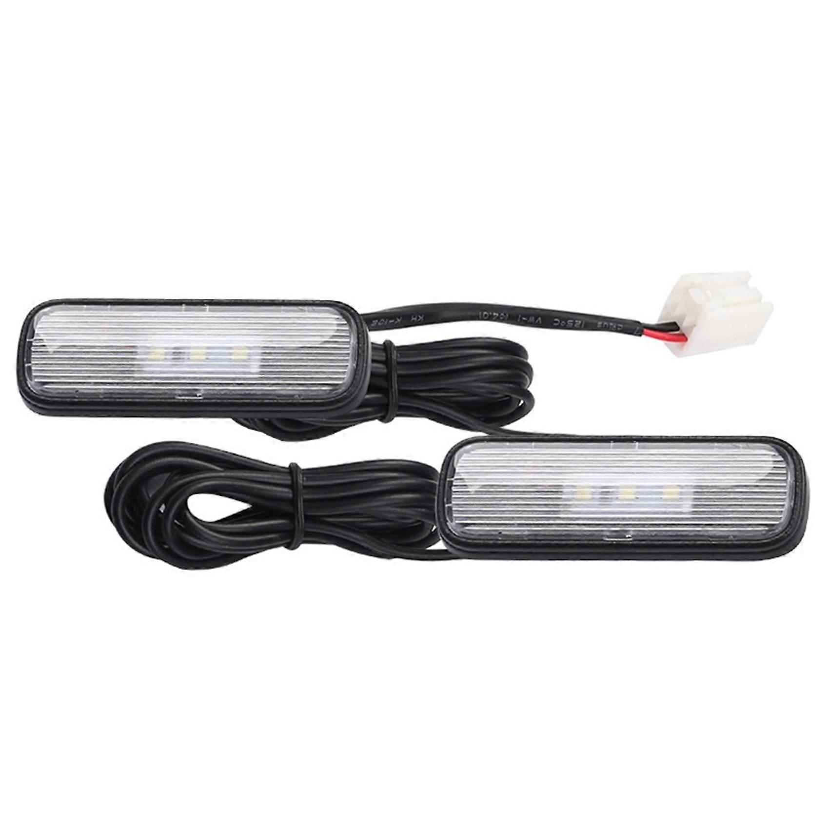 2pcs Auto Licht Led Innen Licht Dekoration Lampe Umgebungs Fuß Licht Für 10th 2018-2020 Weiß