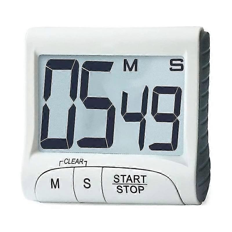Digitaler Küchentimer Und Stoppuhr, Fette Zahlen, Einfache Bedienung, Lauter Alarm, Magnetischer Ständer Für Co