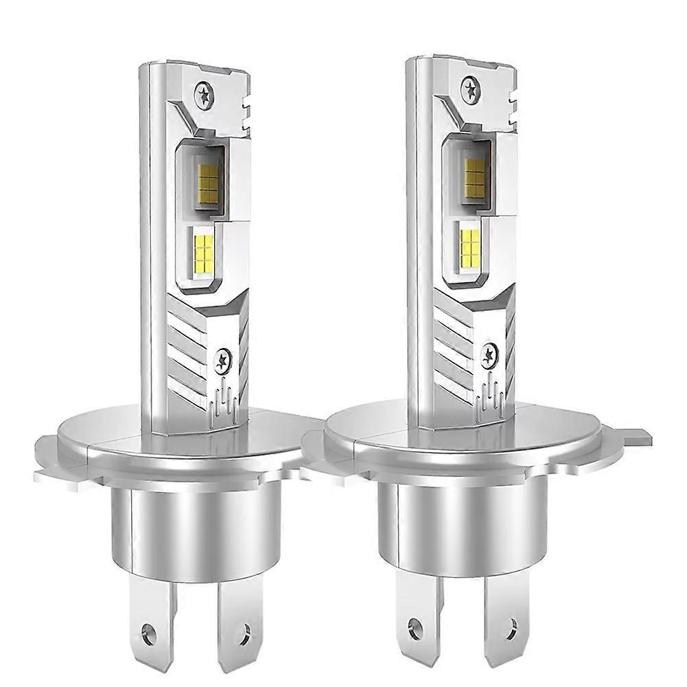 2 Stück H4 Led-leuchten Für Den Direkten Einbau Autoscheinwerferlampe Mini-autolampe Helle Scheinwerfer Scheinwerfer 4500lm 6000k