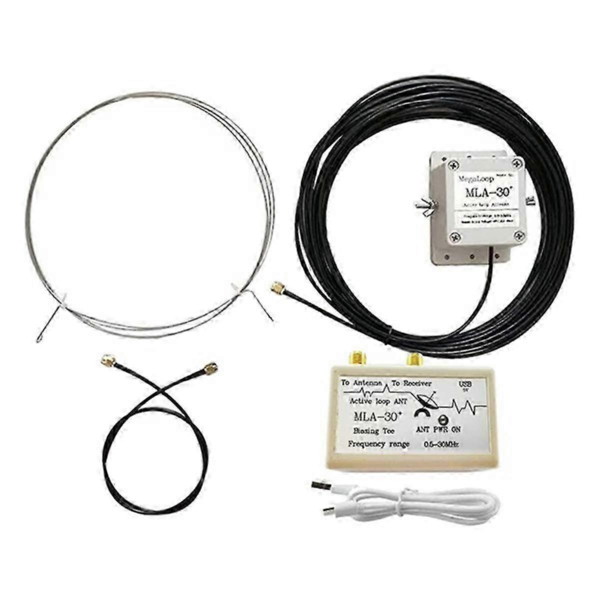 Mla-30+ Plus 0,5–30 Mhz Ring-aktiv-empfangsantenne, Sdr-loop-antenne, Rauscharm, Mittlerer Kurzwellenstrahl