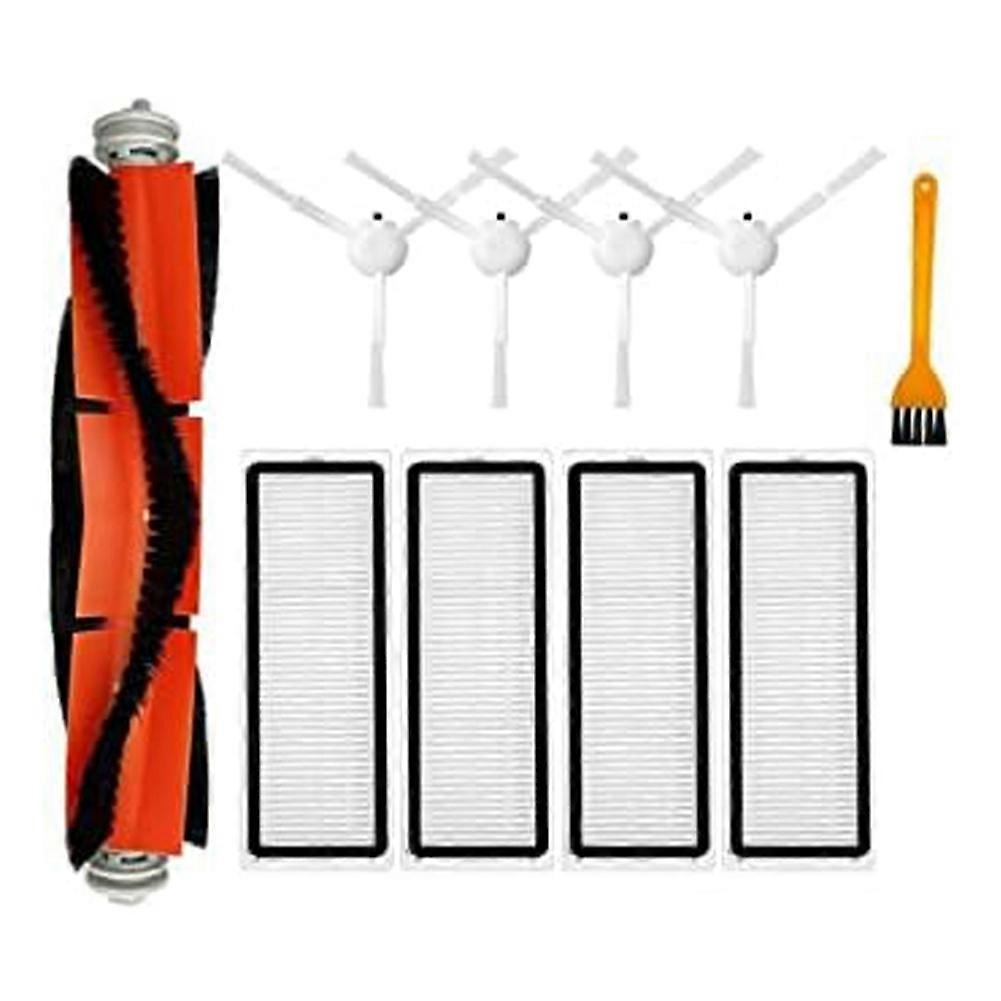 10er-pack Hepa-filter Und Hauptseitenbürsten Als Ersatz Für Den Roboterstaubsauger Bot D10 Plus Rls3d Mit Bürsten