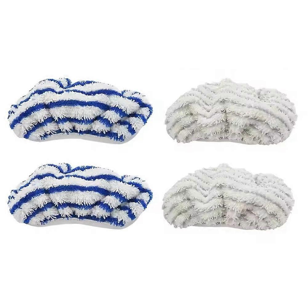 Set Mit 4 Mikrofaser-ersatztüchern Für Das Reinigungszubehör Rowenta Clean&steam Zr005801, Waschbar Und Wiederverwendbar.
