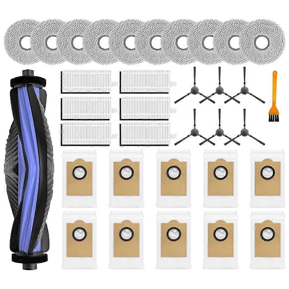 Zubehör Für Den Roboterstaubsauger Lefant M3: Seitenhauptbürste, Hepa-filter, Reinigungstücher, Staubbeutel.