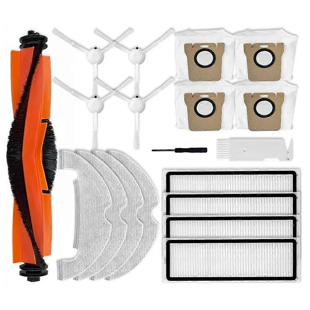 Ersatzteile Für Den X10-roboterstaubsauger: Hauptseitenbürste, Hepa-filter, Reinigungstuch, Staub.