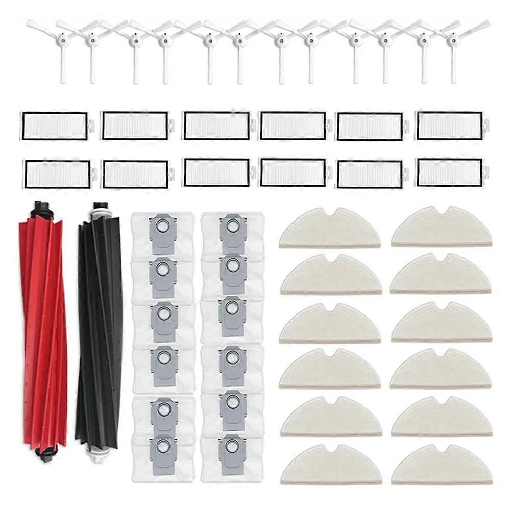 Für Q8 Max / Q8 Max+ Roboterstaubsauger, Hauptseitenbürste, Hepa-filter, Tücher, Staubbeutel