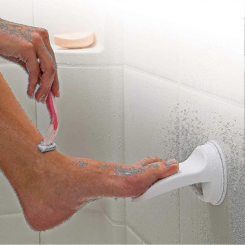 Sicherer Halt Der Wandmontierten Duschfußstütze Zum Rasieren Ihrer Beine – Bathroom Douche Labor Savin