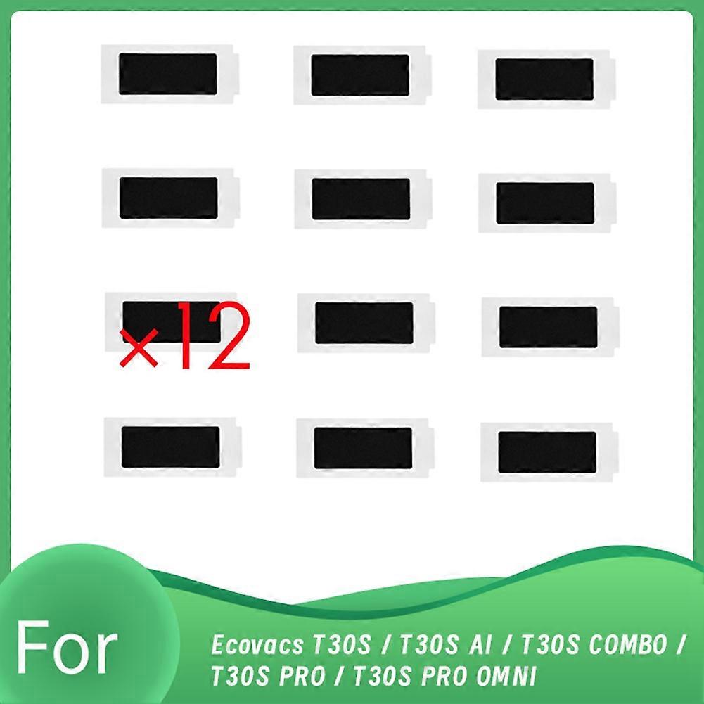 Packung Mit 12 Filtern Für Ecovacs T30s / T30s Ai / T30s Combo / T30s Pro / T30s Pro Omni Roboterstaubsauger
