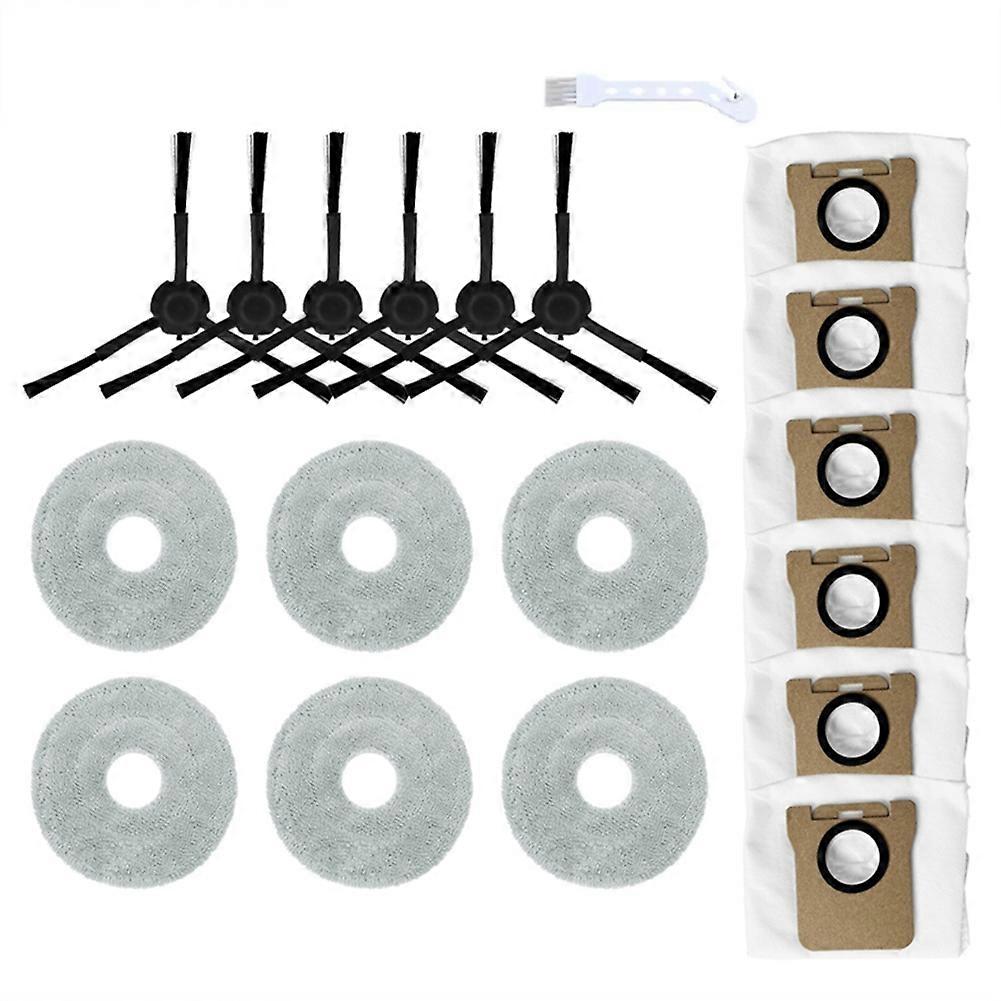 Mit Dem Staubsauger Jonr P20 Pro Kompatibles Ersatzzubehör: Wischtuch, Staubbeutel Und Seitenbürste.