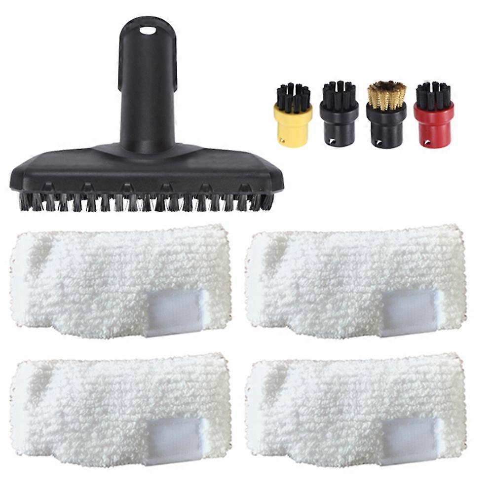 Zubehör Kompatibel Mit Karcher Easyfix Sc2, Sc3, Sc4, Sc5, Ctk10 Und Ctk20 Handdampfbürsten: Bürstenkopf, Reinigungstuch